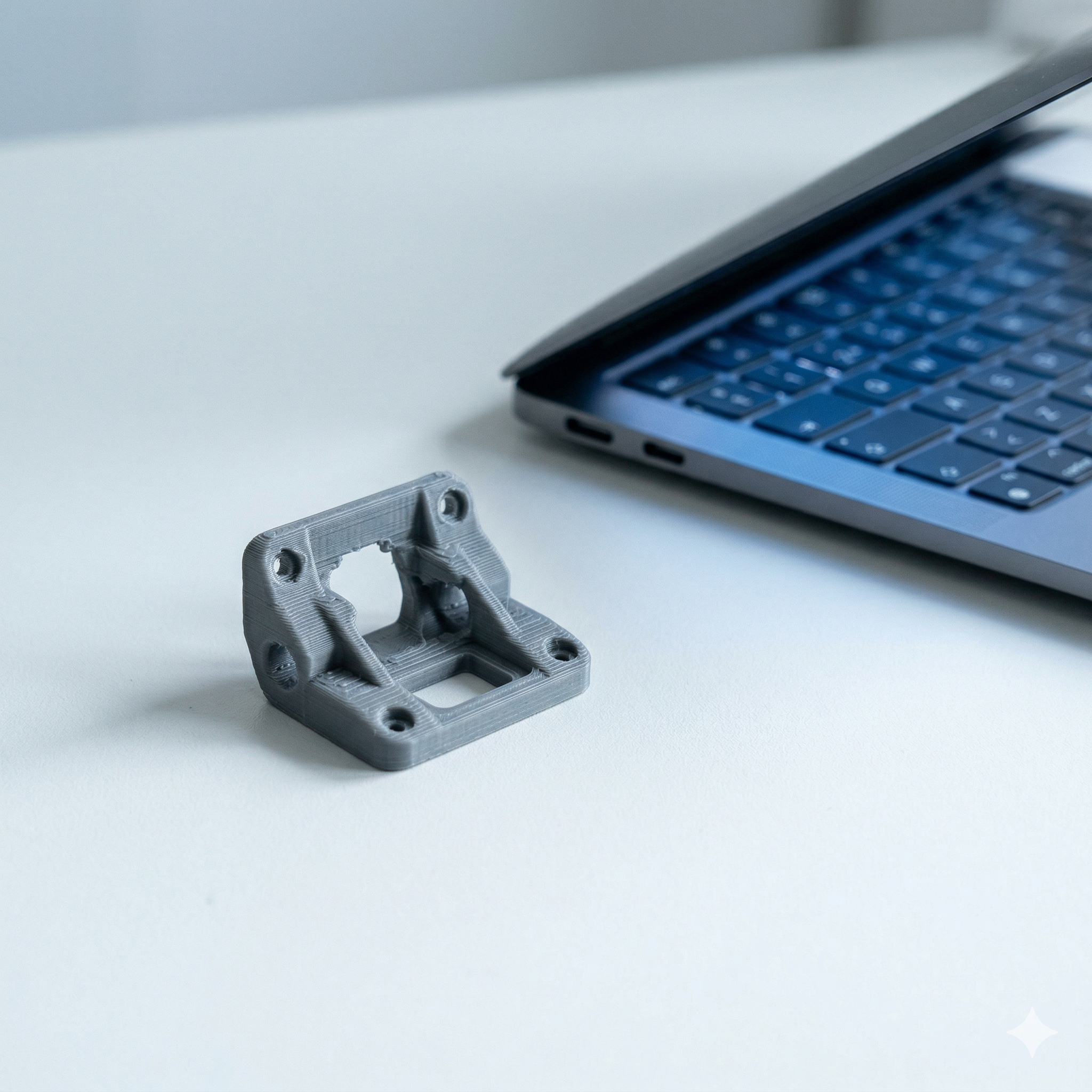 3D-gedrucktes Elektronik-Ersatzteil